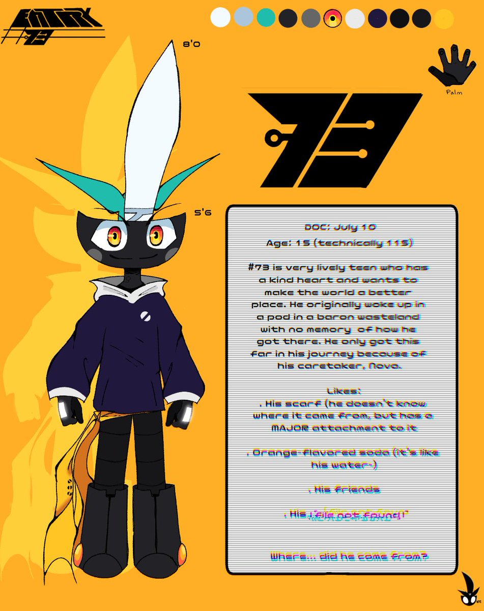 PWarrior73's tweet image. IT'S FINISHED!!
THE #73 REF SHEET IS HEREEEEEEEE
#art #oc #Entry73