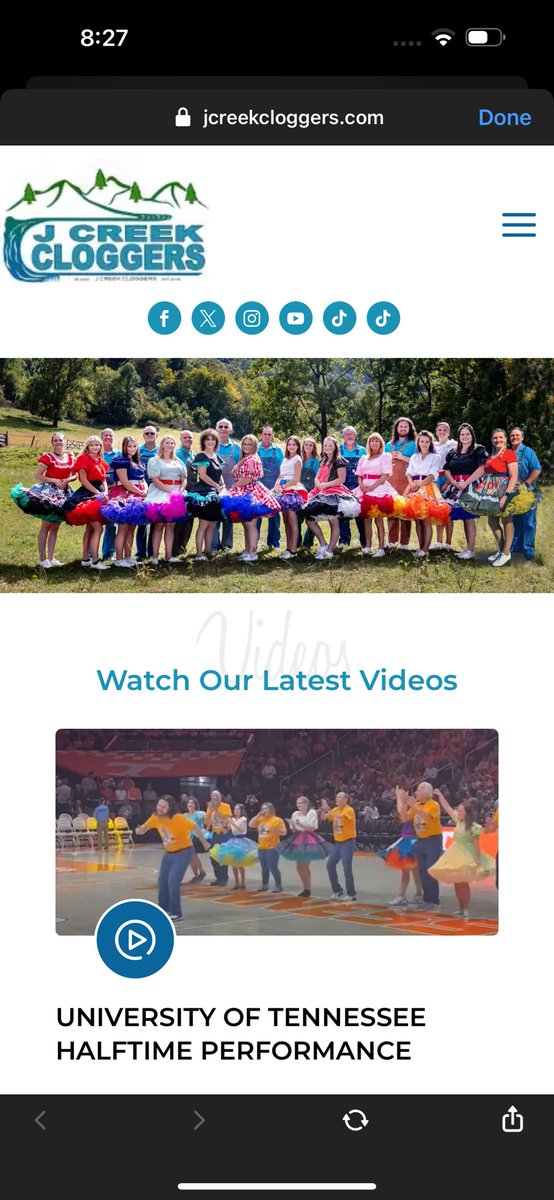 Jcreekcloggers's tweet photo. We have a new website!!!! Check it out! Link is above on our page!  

#jcreekcloggers #zebross #blueshirtguy #danceteam #Cloggingteam #wnc https://t.co/DE0fHzaF3G