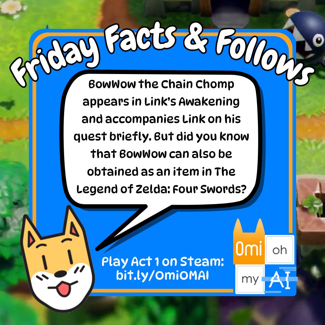 EverySecond Studio | Omi Oh My AI ๐ถ๐พ (@everysecondteam) on Twitter photo We love BowWow! โค๏ธ Chain Chomps are practically dogs, right?
Love dogs? Go follow these games:
<a href="/d_dmeow/">DDmeow ๐ถ Cyber Paradise๐ฎ @ddmeow.bsky.social</a>
<a href="/DoggyDontCare/">Doggy Don't Care ๐ถ๐งฆโจ ๐ PAX Aus</a>
<a href="/goodboygalaxy/">Goodboy Galaxy (out NOW on Steam!)</a>
<a href="/ShibaStory/">A Shiba Story</a>
<a href="/bffgame/">Best Friend Forever - 'that dog dating sim'</a>
<a href="/medallion_games/">Grapple Dogs: Cosmic Canines ๐ถ</a>
<a href="/playPupperazzi/">Pupperazzi Photos!</a>
<a href="/ShashingoGame/">Shashingo: Learn Japanese with Photography</a>
#IndieGame #IndieGameDev
#Dogs #Doggo #FollowFriday We love BowWow! โค๏ธ Chain Chomps are practically dogs, right?
Love dogs? Go follow these games:
<a href="/d_dmeow/">DDmeow ๐ถ Cyber Paradise๐ฎ @ddmeow.bsky.social</a>
<a href="/DoggyDontCare/">Doggy Don't Care ๐ถ๐งฆโจ ๐ PAX Aus</a>
<a href="/goodboygalaxy/">Goodboy Galaxy (out NOW on Steam!)</a>
<a href="/ShibaStory/">A Shiba Story</a>
<a href="/bffgame/">Best Friend Forever - 'that dog dating sim'</a>
<a href="/medallion_games/">Grapple Dogs: Cosmic Canines ๐ถ</a>
<a href="/playPupperazzi/">Pupperazzi Photos!</a>
<a href="/ShashingoGame/">Shashingo: Learn Japanese with Photography</a>
#IndieGame #IndieGameDev
#Dogs #Doggo #FollowFriday