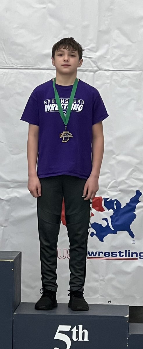 BrownsburgEast's tweet photo. JJ Doty 5th Place ISWA state https://t.co/AHnZLwTUC2