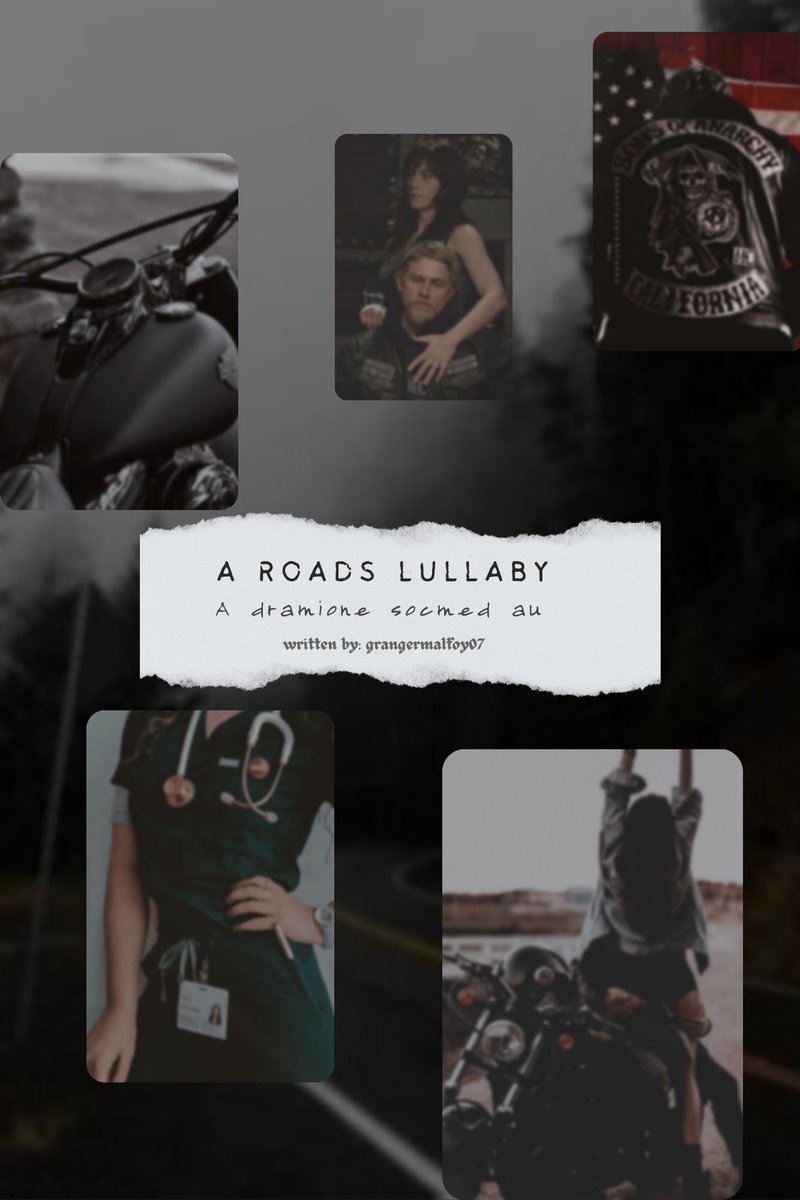 kaywrites07's tweet image. The Roads Lullaby 🏍️🩺

• Muggle au
• Pediatric Surgeon Hermione
• Biker Draco
• Friends to Lovers
• Harry &amp;amp; Luna side pairing
• Past Draco/Astoria
• loosely based off Sons of Anarchy
• Nsfw when needed
• Minor mention of drugs

Will be tagged with #dhrroadslullaby