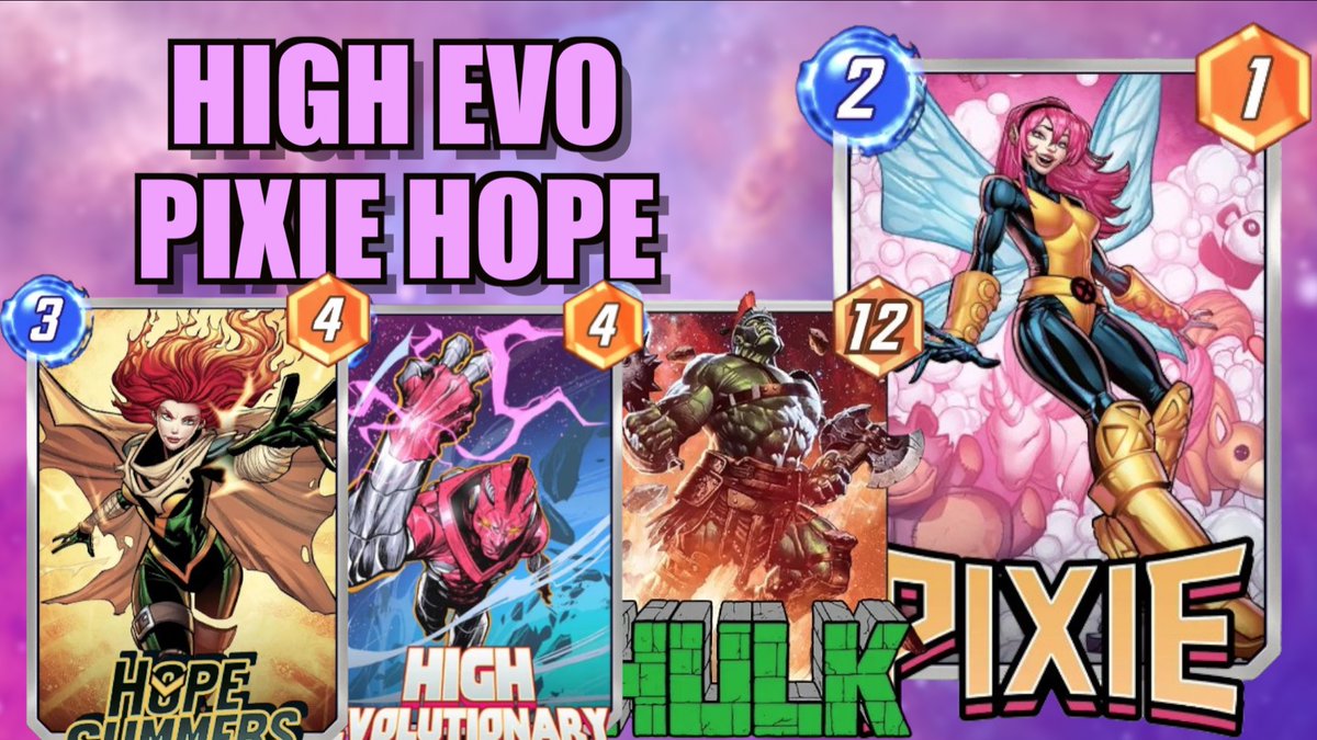 GreenerGaming's tweet photo. I'm back from the dead with a new video.

Link: https://t.co/fO4xjIq5Wy

#marvelsnap #marvel #MarvelStudios  #pixie #hope #cardgame #gaming #gamingcommunity  #fun https://t.co/wHjJIf1rSb