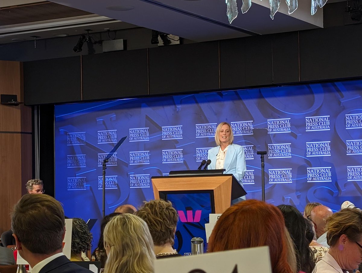 Last week, ANROWS CEO, Dr Tessa Boyd-Caine joined a packed National Press Club to hear @SenKatyG deliver the announcement of the Australian Government's Gender Equality Strategy: Working for Women.