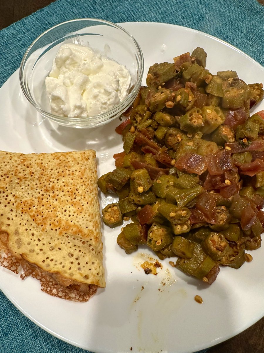 free_style_chef's tweet image. Got room for some okra on your dinner plate? 

#twittersupperclub 

#okra #bhindi #indianfood #sabji #onions #dosa #dahi #foodie #dinner