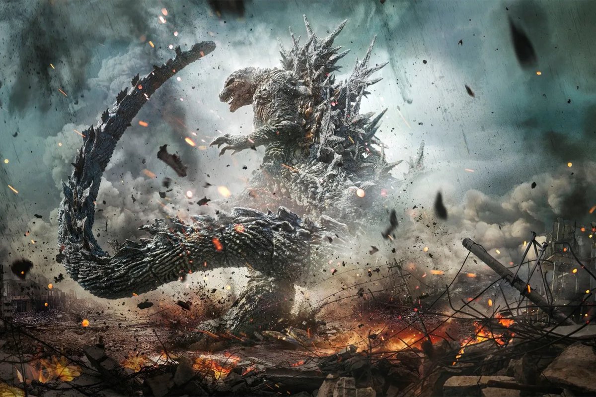 screentime's tweet photo. ‘GODZILLA MINUS ONE’ wins the #Oscars2024 Best Visual Effects award https://t.co/GBxVXKEV9g