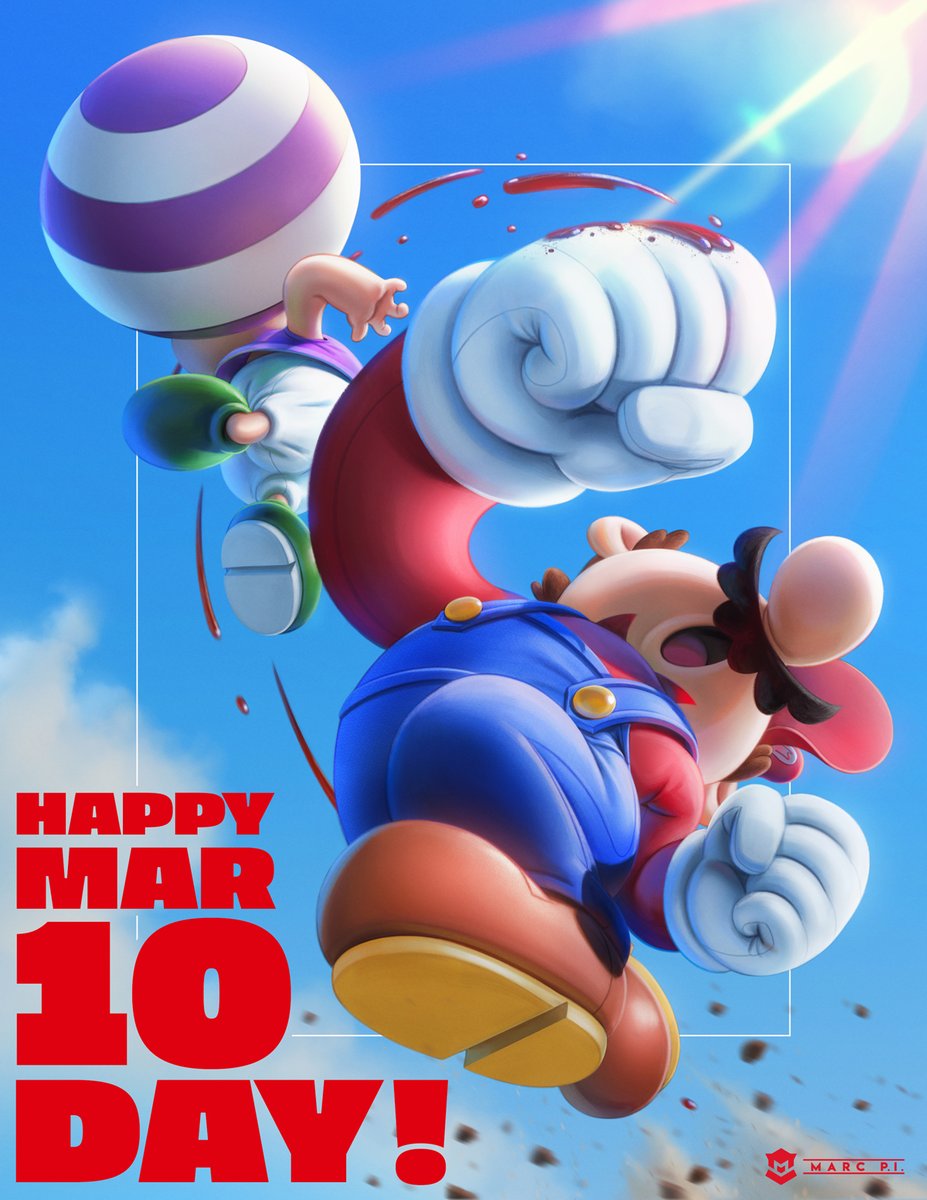 Happy #MAR10Day!

Here's Mario punching that one annoying Toad kid.