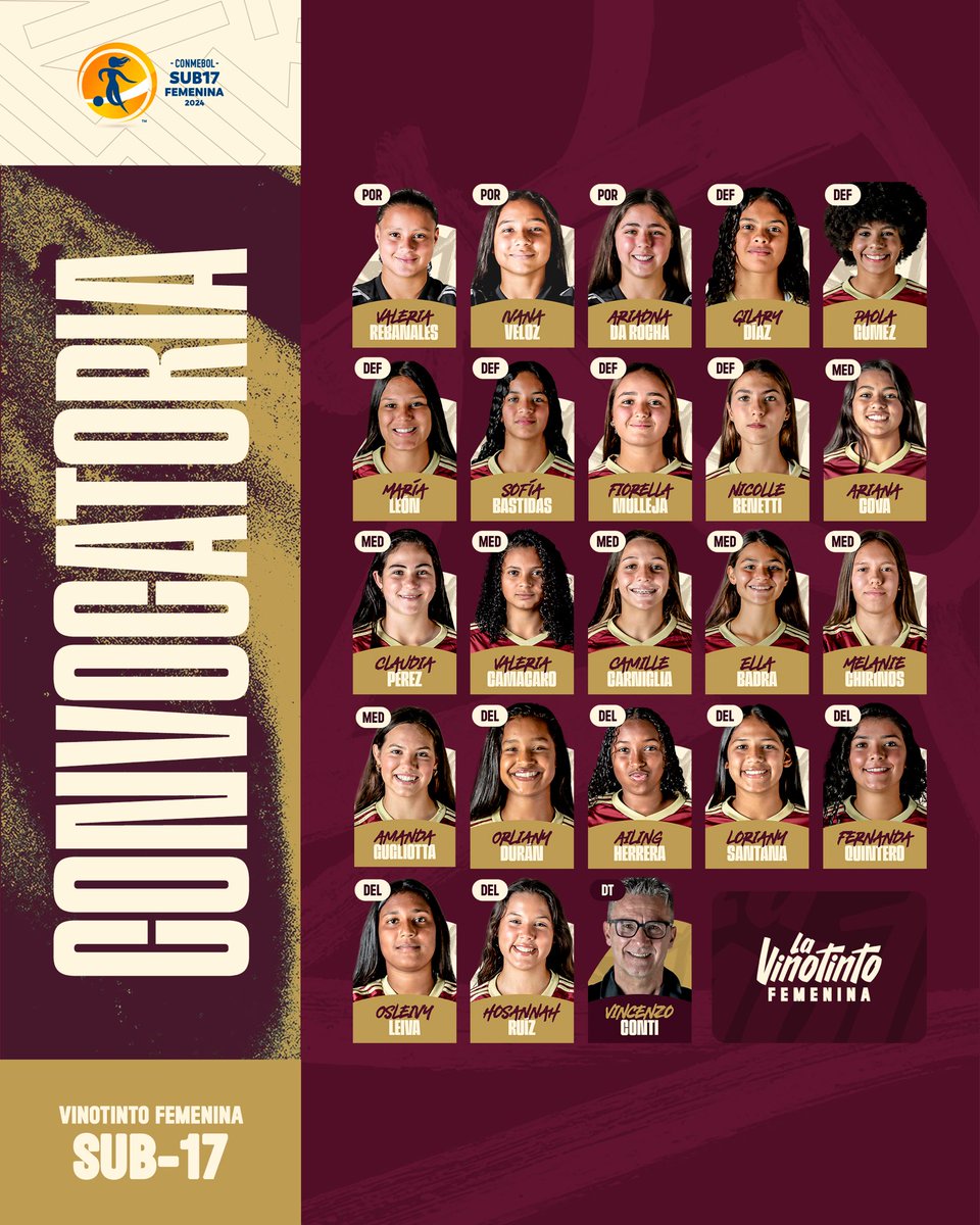 Vinotinto Femenina tweet media