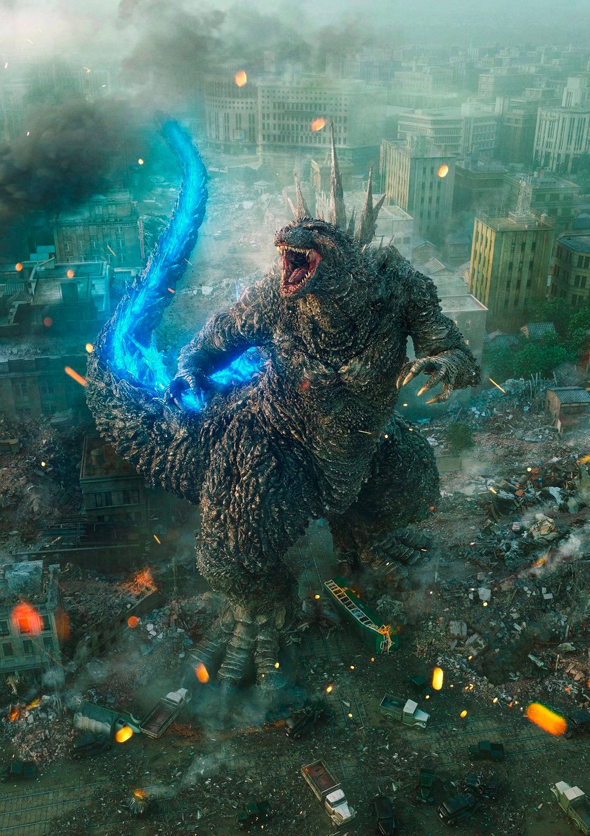 'Godzilla Minus One' primera película de la franquicia en ganar un #Oscar. Primera película no inglesa en ganar los Mejores Efectos Visuales de la historia.