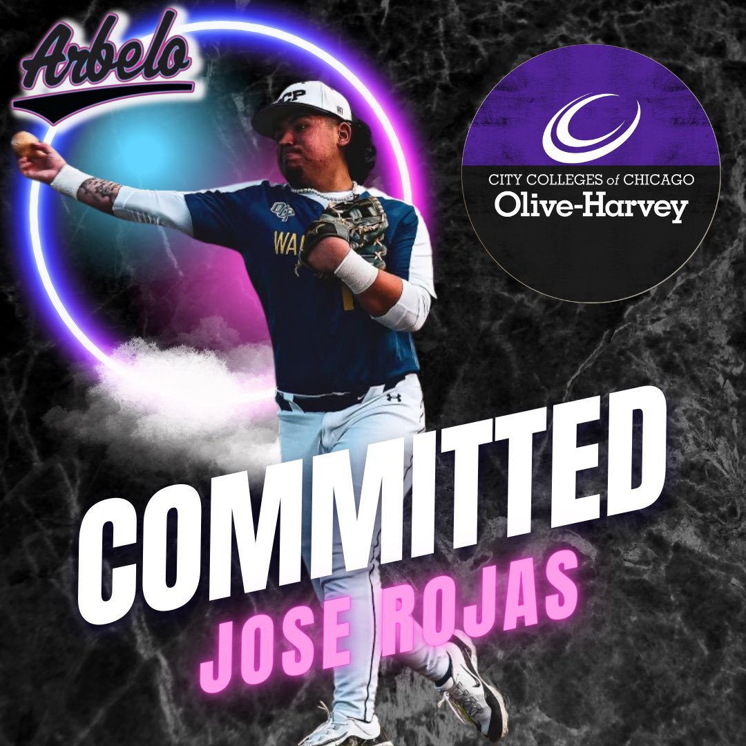 Arbelo Baseball (@arbelobaseball) on Twitter photo Congratulations to Jose Rojas on committing to Olive-Harvey College! Thank you for trusting Arbelo Baseball throughout the process. Wishing you the best at the next level!π₯ <a href="/OliveHarvey_CCC/">Olive-Harvey College</a> Congratulations to Jose Rojas on committing to Olive-Harvey College! Thank you for trusting Arbelo Baseball throughout the process. Wishing you the best at the next level!π₯ <a href="/OliveHarvey_CCC/">Olive-Harvey College</a>
