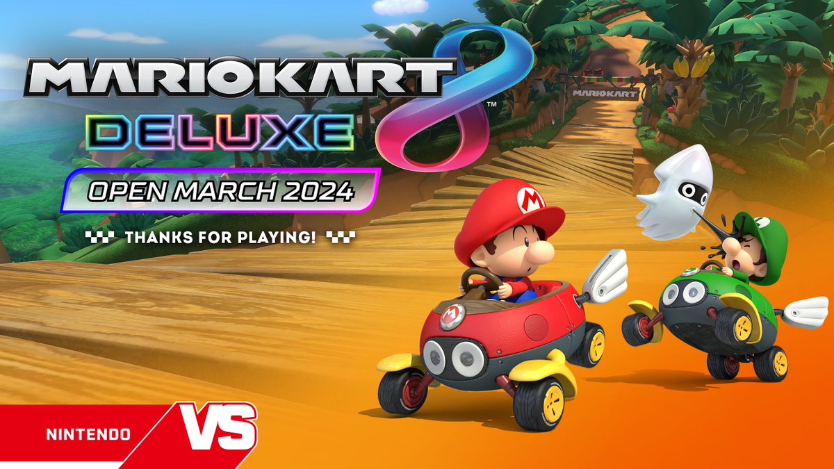 Skrrt! The #MarioKart 8 Deluxe Open March 2024 has come to an end. Thank you to everyone for playing. Congrats to our Top 310 players! #Mar10Day