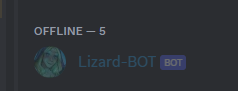 lizardman301's tweet photo. Good night sweet bot. From running a simple python script off an old computer in my parents basement to being in over 80 servers at one point. Was used a lot of times over the last 2-3 years and taught me a lot. Shoutouts again to @Nogarremi for spearheading it. https://t.co/FdOAjcX1c0