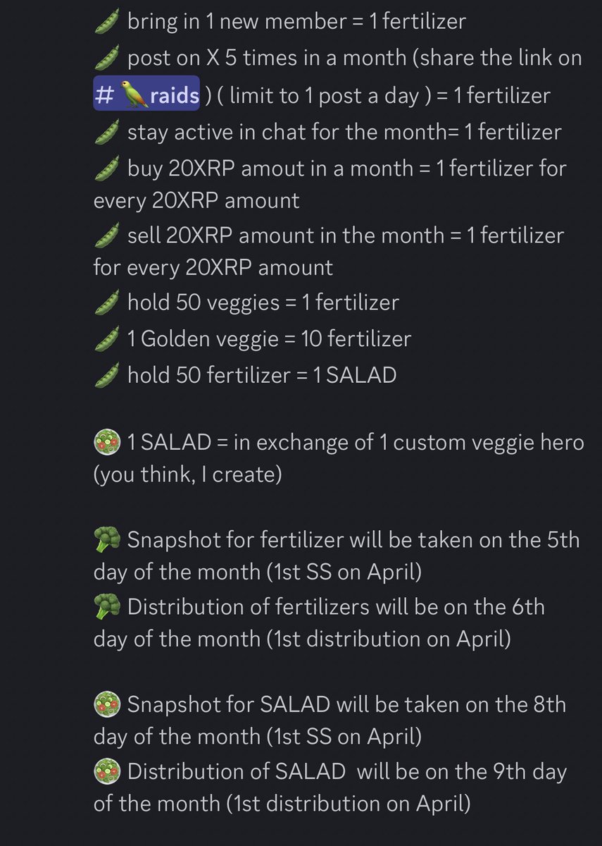 🍅 HOW TO GET A CUSTOM VEGGIE HERO ? 🥬 Invites, posting and stay active to get a fertilizer will start on March 10 @saladguy589 discord.gg/ggqbuAvEdF #VeggieHeroes #XRPCommunity