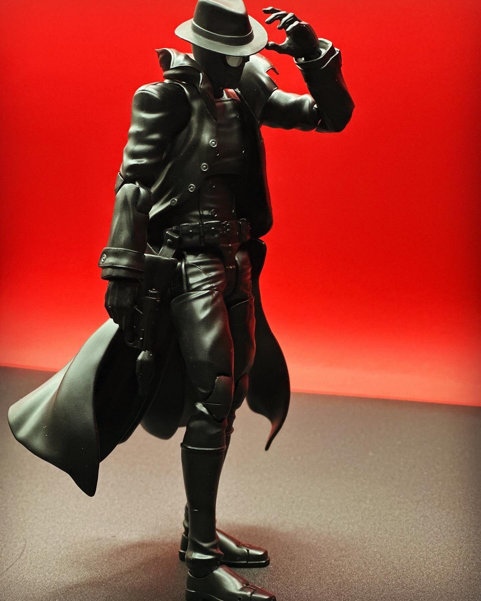 airborne8890's tweet photo. Spider-Man Noir 🕷️🕸️ #spiderman @MarvelStudios @hobbylink #sentineltoys #spidermanintothespiderverse #marvel #toyography #CHC #toyphotography #spidermannoir #sentinelspiderman #svaction #CollectorsHelpingCollectors https://t.co/Z5ReOAhqIq