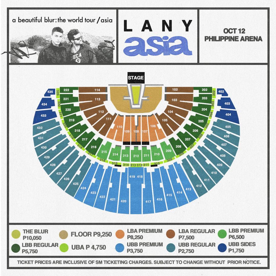livenationph's tweet photo. Reminder LANY Fans! Artist Presale starts TODAY at 10AM until tomorrow at 11:59PM 🌹

LANY - a beautiful blur: the world tour
📆October 12, 2024
📍Philippine Arena

📆 October 13, 2024
📍 Waterfront Cebu City Hotel & Casino

For more info, go to https://t.co/X9fsqVWjko.

#LANYabeautifulblurPH