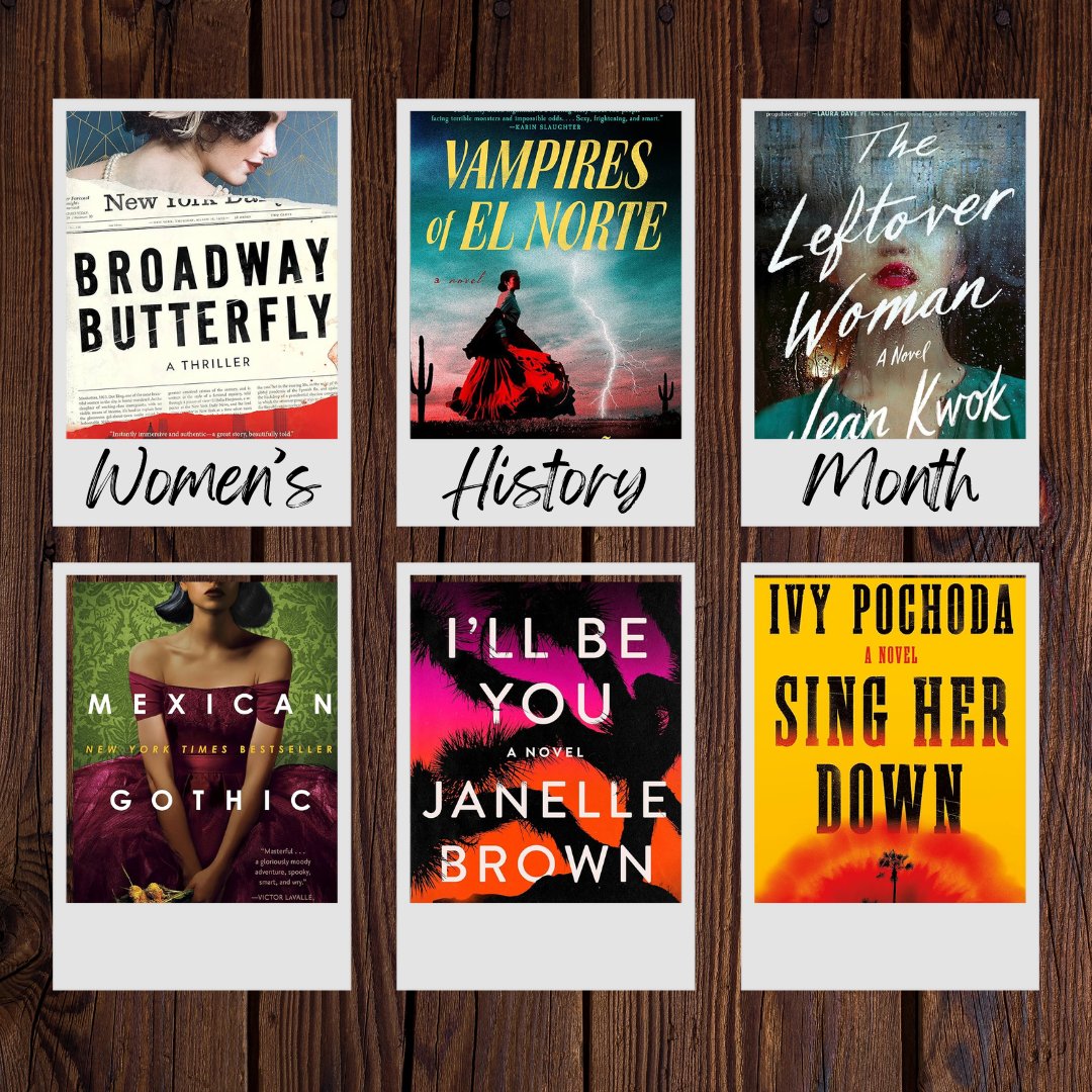 Some great books written by women for #WomensHistoryMonth. What female authors are you reading this month?