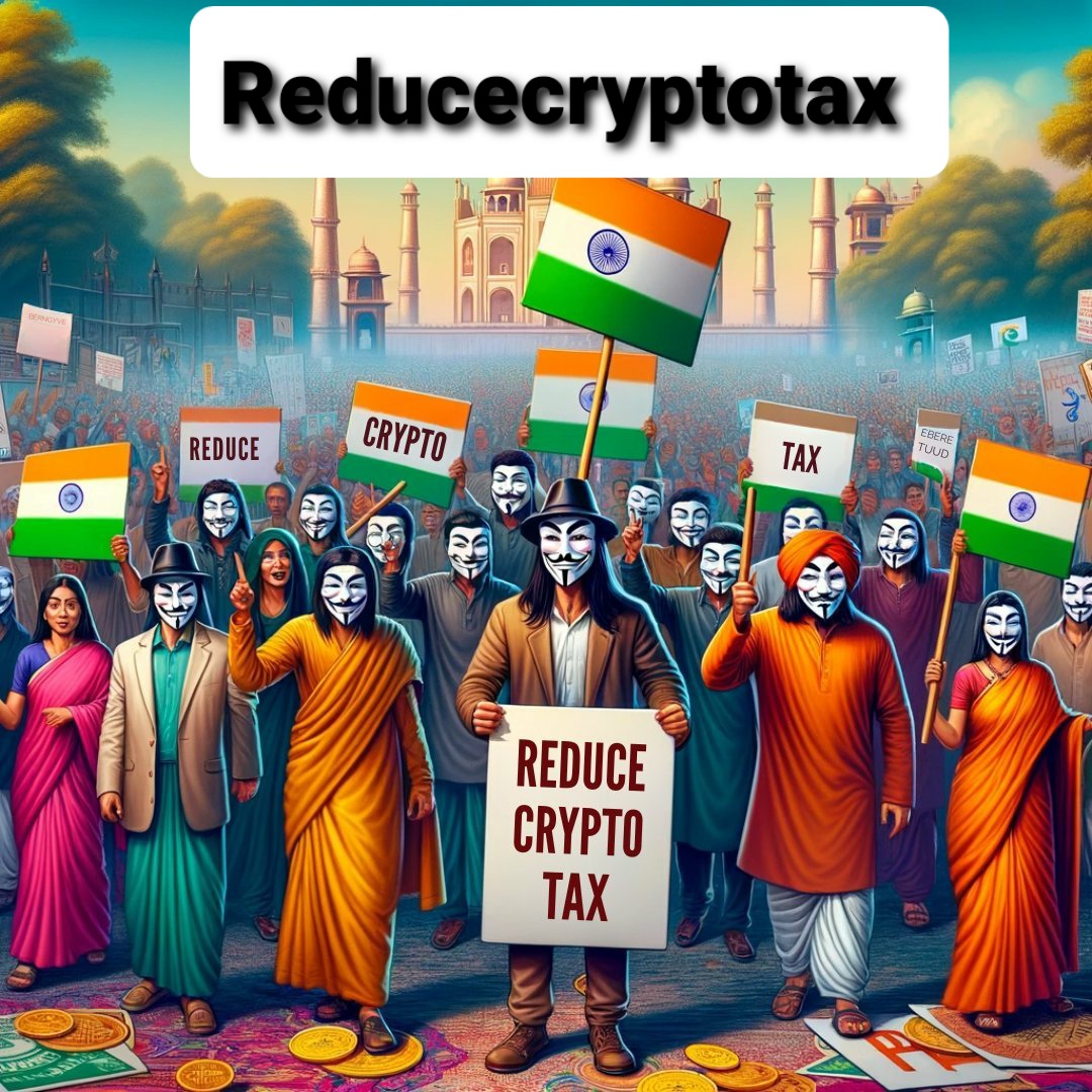 Reducecryptotax's tweet photo. #reducecryptotax should be the largest movement of Modern India.
#reducecryptotax here @9:00 pm daily
 Untill - 
- The 1% TDS should be reduced to 0.01%. 
-  Traders should be allowed to balance loss against gains.
- Income tax slabs based Tax. 
- loss should be carryforward 
#Oscars2024