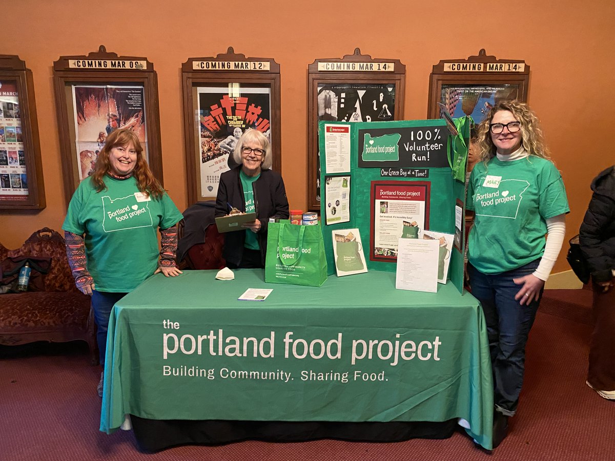 PortFoodProject's tweet photo. What a great fundraising event at Hollywood Theatre! It was a joy to hear the children (and adults) laughing in delight at Ratatouille. Thank you to everyone who came out to support Portland Food Project this afternoon. https://t.co/zQRhkKjEYZ