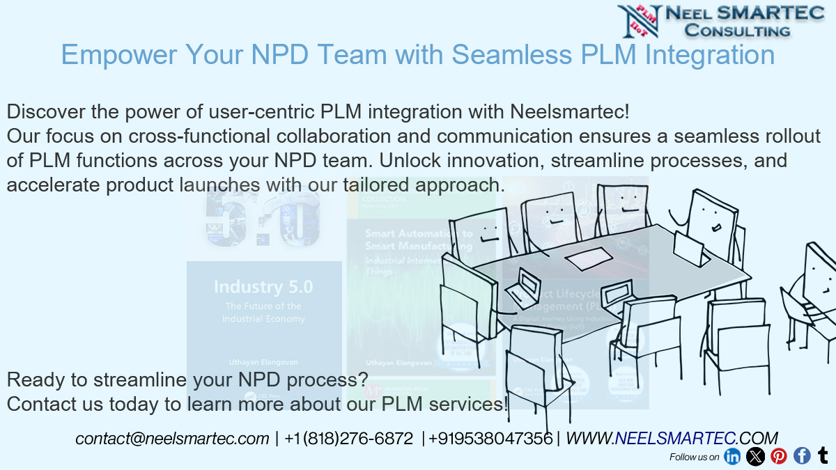 Start your week with #innovation! @Neelsmartec's user-centric #PLM integration empowers seamless collaboration and NPD #success. Let's revolutionize your #process! #NPD #ROI #ROV #Neelsmartec neelsmartec.com/services