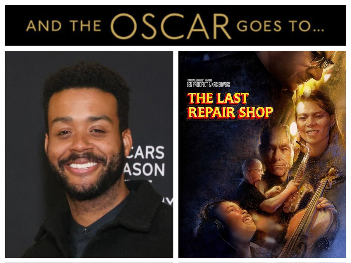Congrats toKris Bowers on his Oscar win for Best Documentary Short Film for their direction on “The Last Repair Shop”. He shares the win with Ben Proudfoot