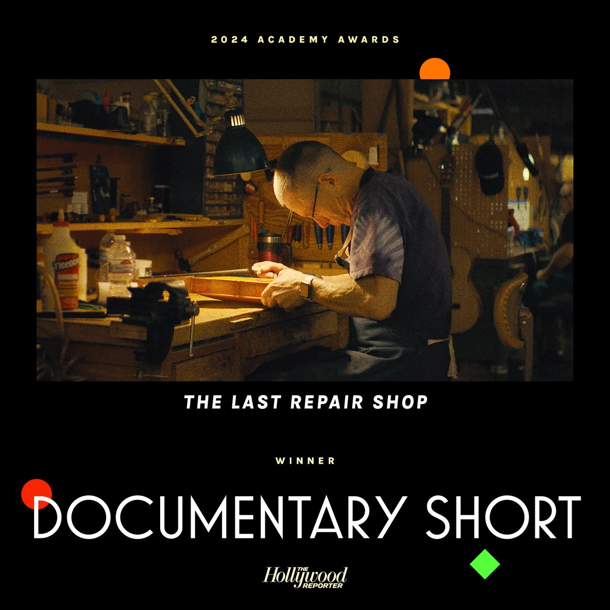 'The Last Repair Shop,' wins at the #Oscars for best documentary short thr.cm/LL3vYP4
