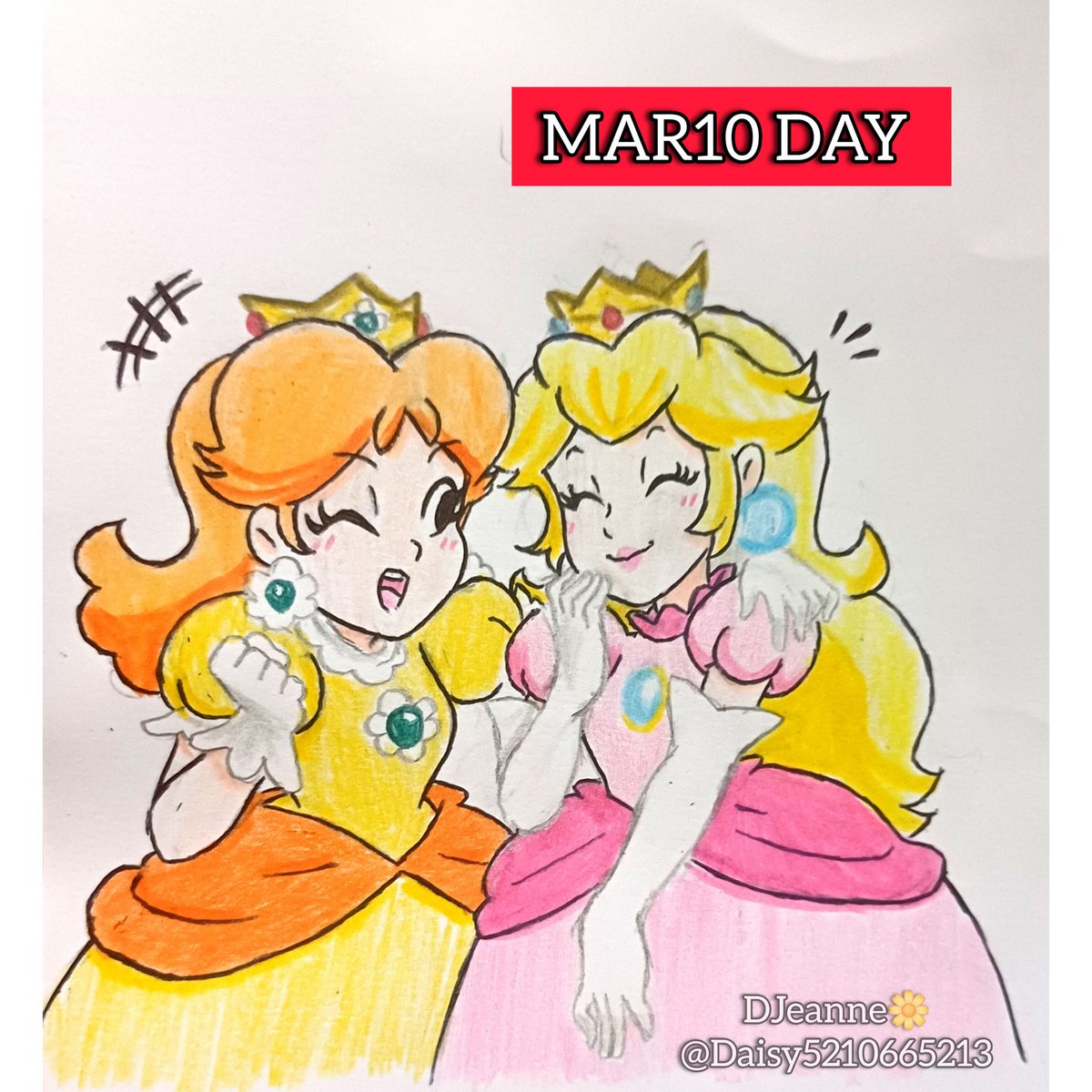 Hi!! this is my drawing for #MAR10Day
Yes, I know it should be a drawing of Mario, I wanted to draw it but I didn't have time   🥹