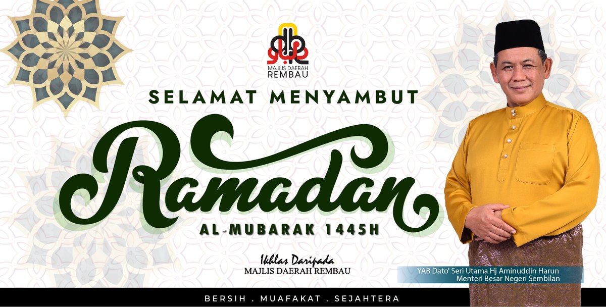 MDRembau's tweet photo. SELAMAT MENYAMBUT RAMADAN AL-MUBARAK
1 Ramadan 1445H / 12 Mac 2024
SELAMAT MENYAMBUT RAMADAN 1445H &amp; SELAMAT MENJALANI IBADAH PUASA.
"𝐒𝐞𝐦𝐨𝐠𝐚 𝐑𝐚𝐦𝐚𝐝𝐚𝐧 𝐢𝐧𝐢 𝐦𝐞𝐦𝐛𝐚𝐰𝐚 𝐤𝐞𝐫𝐚𝐡𝐦𝐚𝐭𝐚𝐧 𝐝𝐚𝐧 𝐤𝐞𝐢𝐧𝐬𝐚𝐟𝐚𝐧" https://t.co/09ItMBtjGL