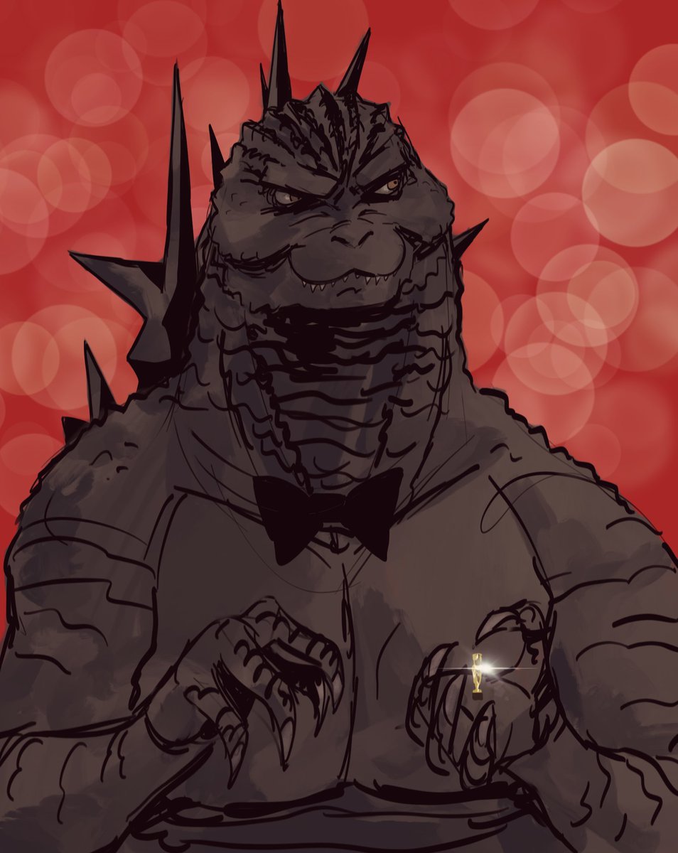 faemothra's tweet photo. congrats #GodzillaMinusOne !!! https://t.co/EziEunaTJe