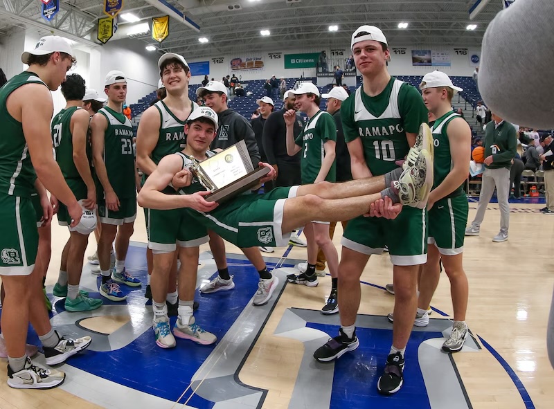 BrandonGouldHS's tweet photo. “This is going to be a story I tell for the rest of my life."

No. 13 Ramapo boys basketball rolls against Freehold Boro, wins back-to-back Group 3 titles #njhoops @RamapoAthletics @RHSAthleticDir @RamapoBoosters @RamapoBball https://t.co/35CRtYdbMO