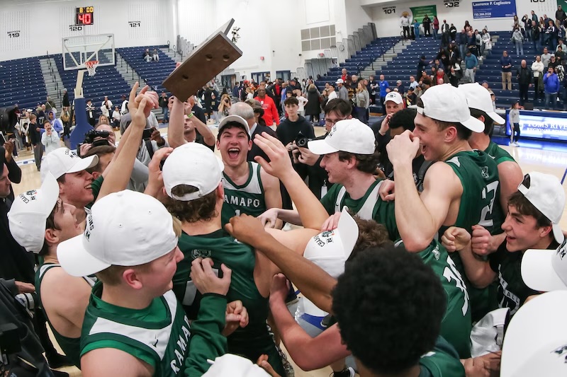 BrandonGouldHS's tweet photo. “This is going to be a story I tell for the rest of my life."

No. 13 Ramapo boys basketball rolls against Freehold Boro, wins back-to-back Group 3 titles #njhoops @RamapoAthletics @RHSAthleticDir @RamapoBoosters @RamapoBball https://t.co/35CRtYdbMO