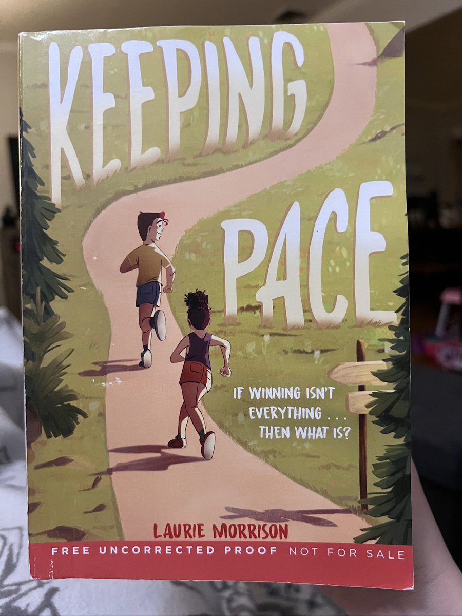 Grateful for the leprechaun trap that kept my kids busy today so I could finish #KeepingPace by @LaurieLMorrison - I loved it so much! A book about friendship, young love, goals, success, and support. Such a beautiful read! Out next month! #BookAllies