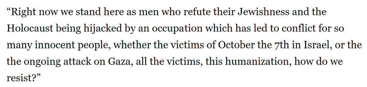 Sturgeons_Law's tweet photo. Glazer's statement went beyond mentioning what Israeli is doing in Gaza. He identified the Israeli occupation as the source of the conflict in general, including October 7th, which I do think is important. https://t.co/vXFxdEufVD