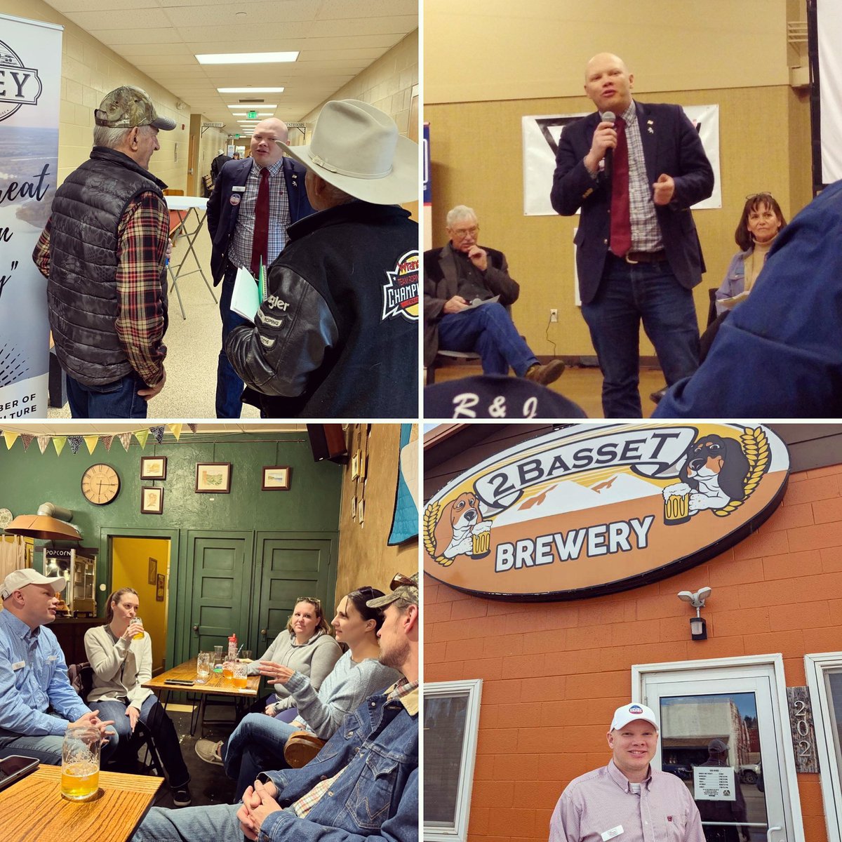 A good week of talking with people on the campaign trail, with stops in #Sidney at the #MonDakAgDays and #crushchaos brewery tour stops in #MilesCity and #WhiteSulphurSprings! I’m working hard to bring a new generation of leadership to DC, focused on restoring stability! #mtpol