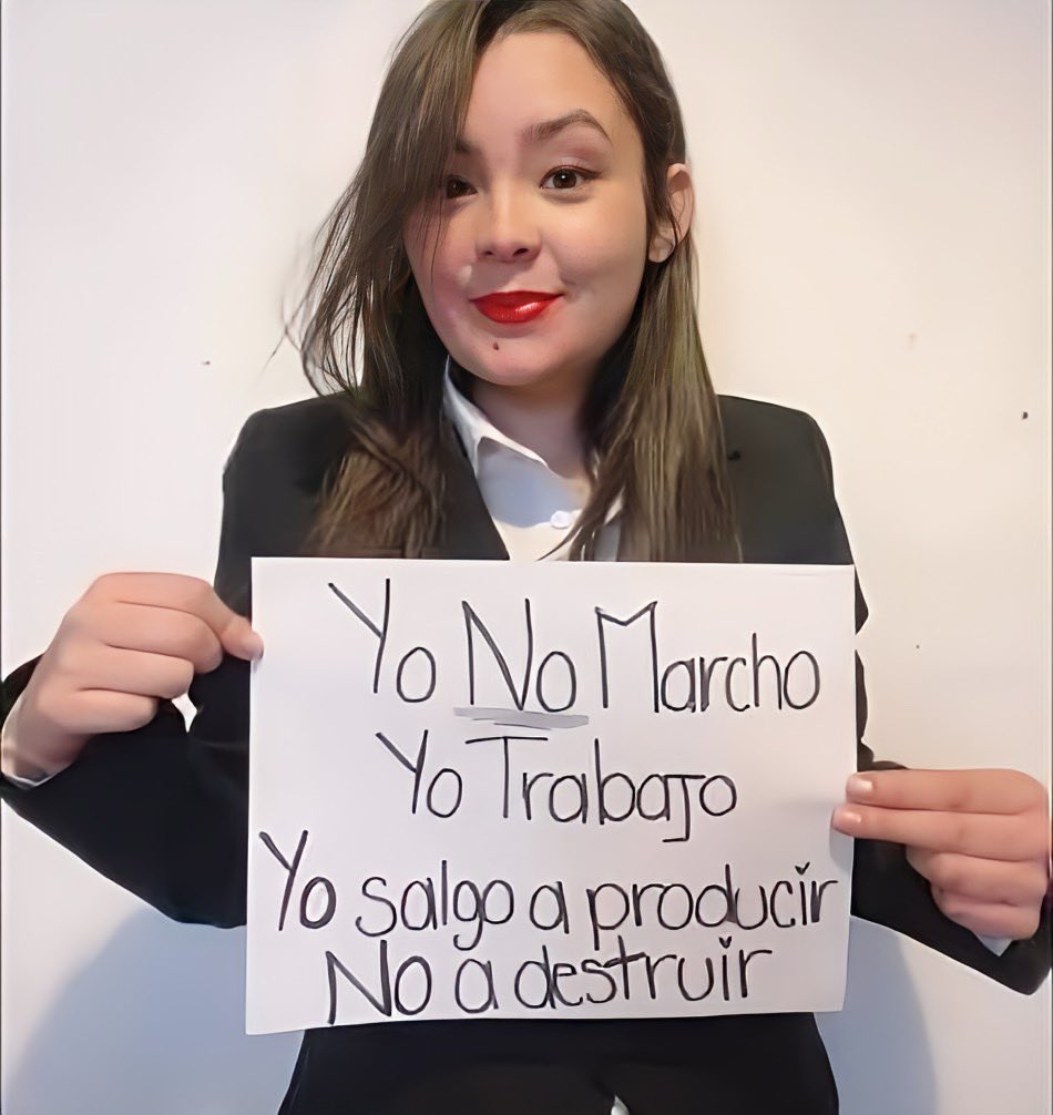 Levanta la mano ✋🏼 si apoyas el mensaje de esta mujer patriota que no marchó el 8M y que tampoco participa en las marchas zurdas de mierda.