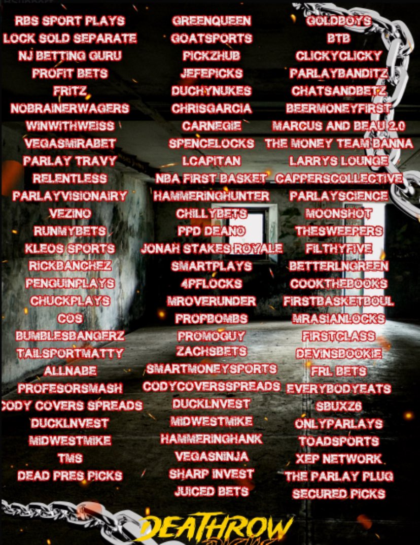 FuelFactorxx's tweet photo. @MountainDogBets These dudes funny man thank me later all plays are in real time hit up @DeathRowVip you will be shocked at the BS these cappers be on lol https://t.co/9dFbap7r9w