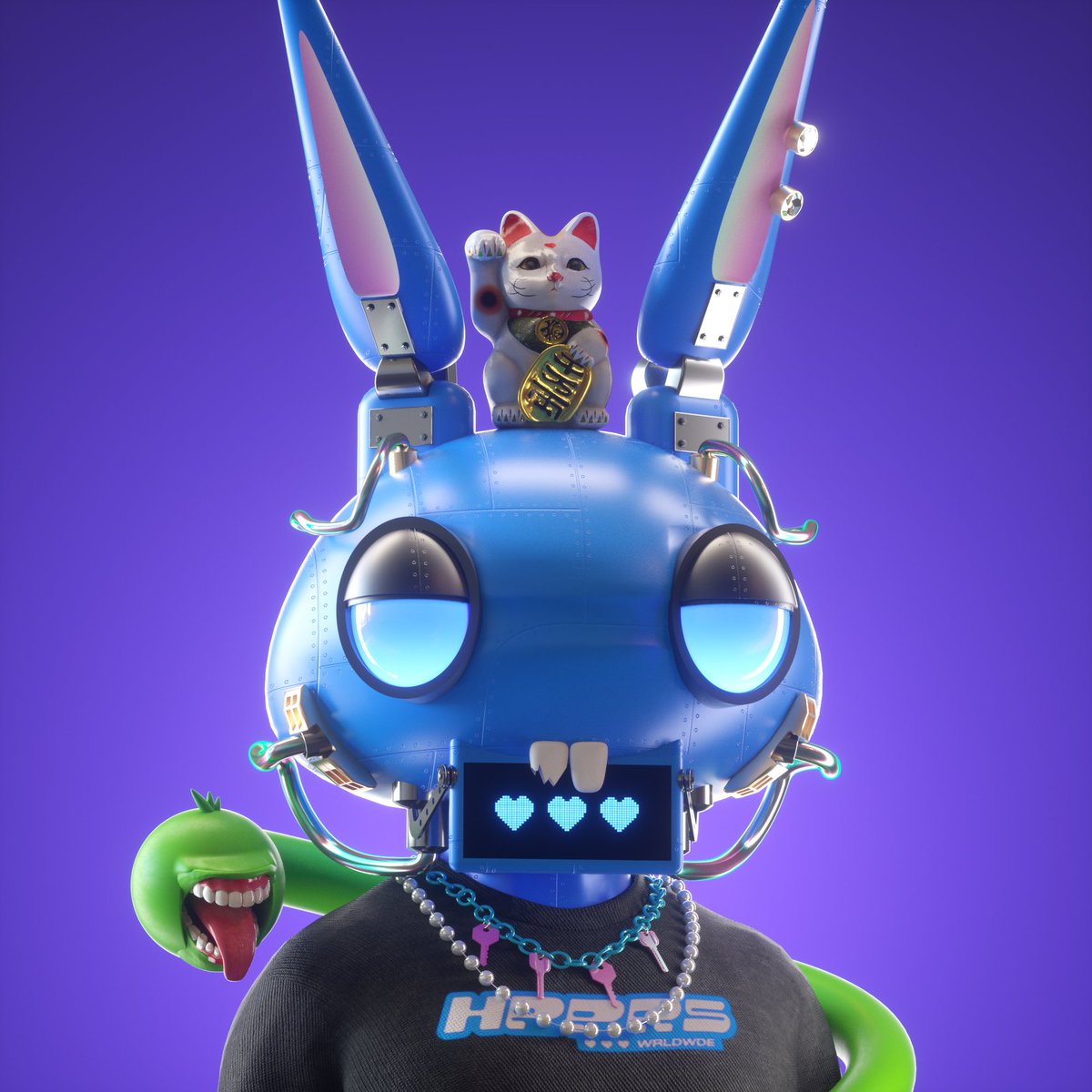 HPPRSWRLDWDE's tweet image. Like/Follow/Retweet us and maybe we'll reveal some more traits.... 🥕🐈

HPPRS I: Beckoning Cat
↓↓↓↓↓
HPPRS II: Beckoning Cat