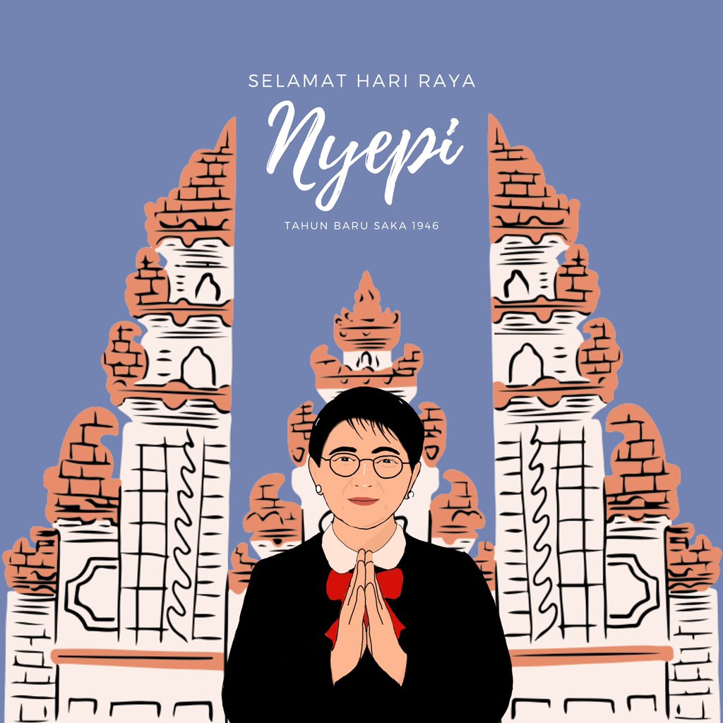 Selamat Hari Raya Nyepi Tahun Baru Saka 1946, bagi saudaraku umat Hindu yang merayakan🙏🏻 😇 Semoga kedamaian hati dan jiwa serta kesejahteraan selalu menyertai kita semua…