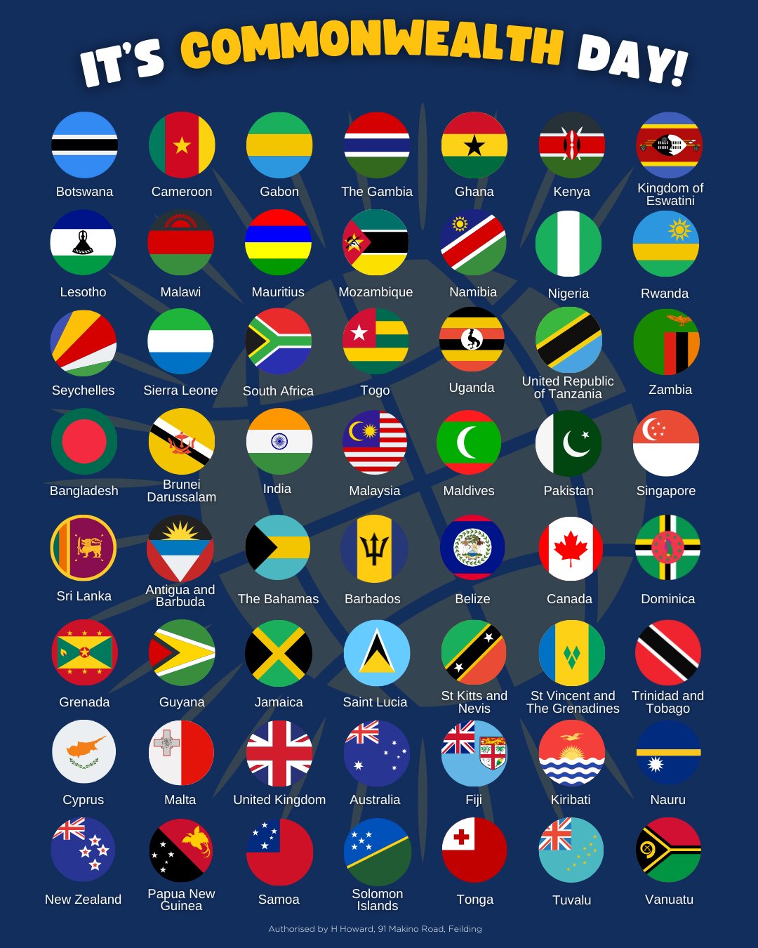 Commonwealth Countries Old British Commonwealth Of Nations World Map,