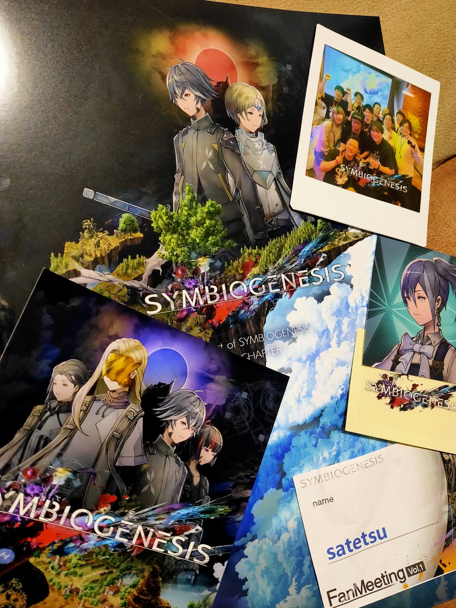 satetsu_03's tweet photo. #SIMBIOGENESIS #SIMBIOfanmeet 行ってきたよ!
アートブックのクオリティよ!嬉しくてうぷぷ状態w
4枚目のアートが好きかなあー✨
たぬきちさんのNFTシールやglimoさんのチェキ撮影まで頂いて大盛り上がり😊
奥さん説得参加勢も大満足だよね🤩 https://t.co/E8Q6MgE6lM