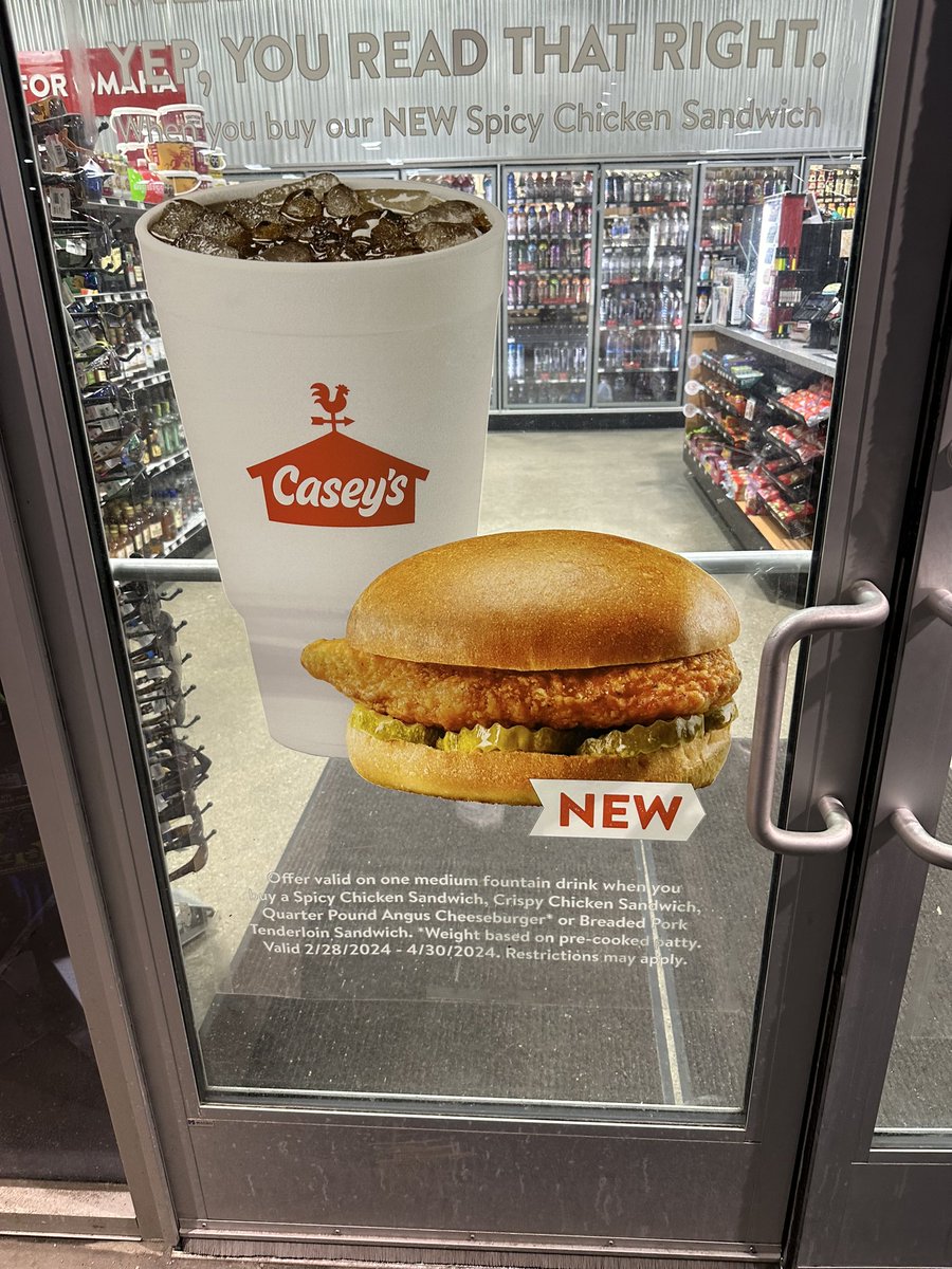 I see you @caseysgenstore getting in on the crispy chicken sandwich game 👀