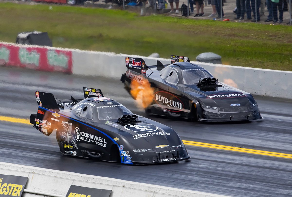 Impressive funny car debut for @ProckRocket_TF who would drive his @CornwellTools @JFR_Racing Camaro from the pole position all the way to the finals of the @nhra #Gatornats before losing to JR Todd. 

📸 @rebilasphoto