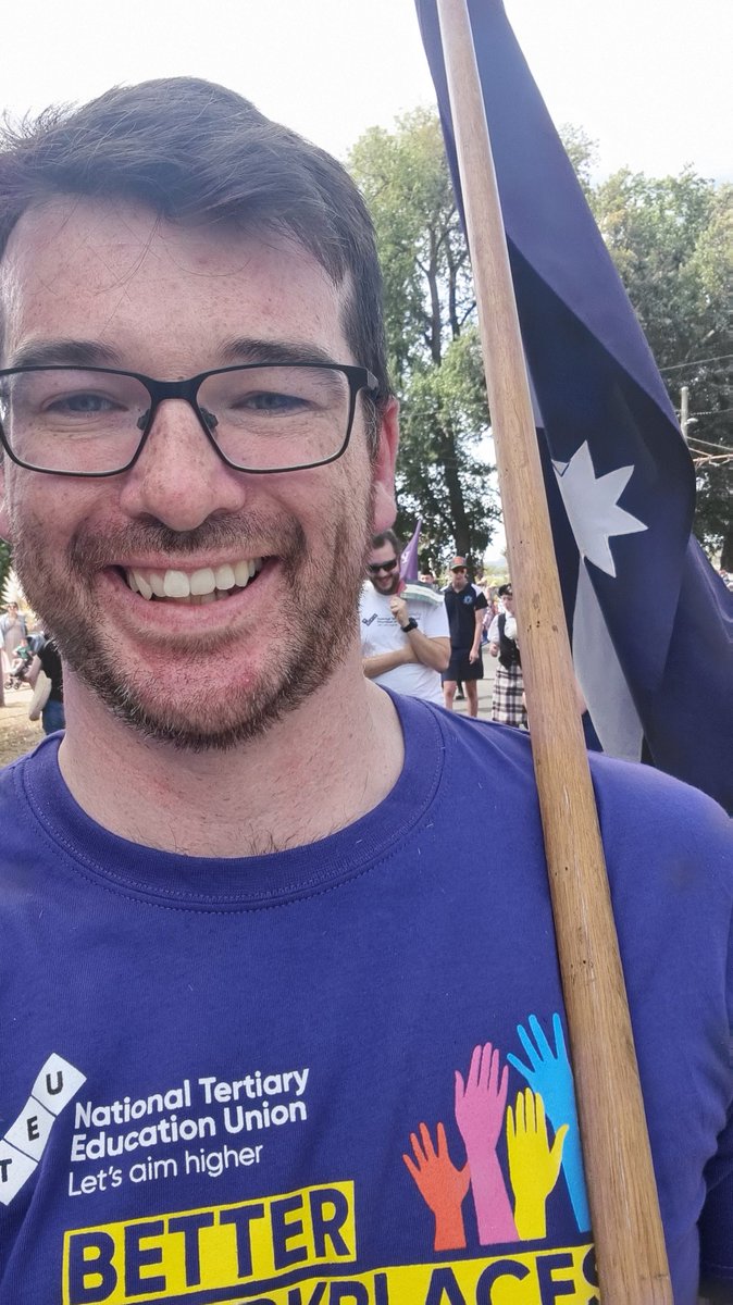 Carl Buttler (@thelibonthehill) on Twitter photo Proud to be part of the 166th annual Ballarat eight hours' march. #labourday #tradeshall <a href="/NTEUVictoria/">NTEU Victoria</a> <a href="/NTEUnion/">NTEU</a> <a href="/VicUnions/">Victorian Trades Hall Council</a> #begoniafestival Proud to be part of the 166th annual Ballarat eight hours' march. #labourday #tradeshall <a href="/NTEUVictoria/">NTEU Victoria</a> <a href="/NTEUnion/">NTEU</a> <a href="/VicUnions/">Victorian Trades Hall Council</a> #begoniafestival