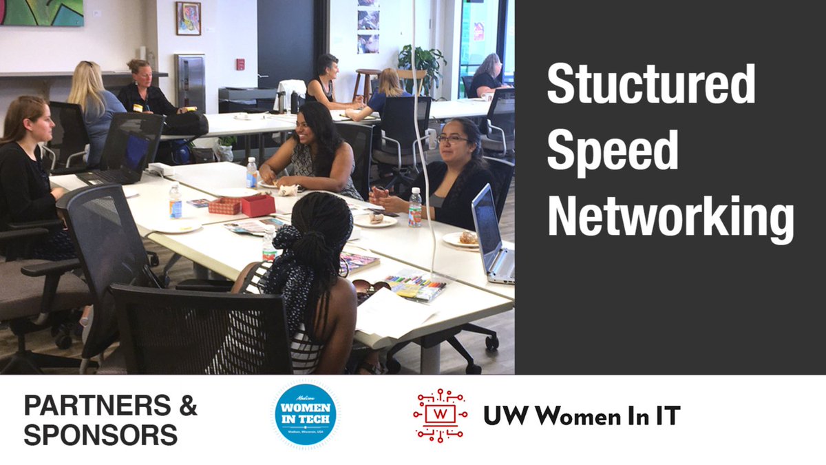⏰SOCIAL ALERT ⏰
Thursday, April 4, 2024 
IN-PERSON: Annual Speed Networking with UW-WIT! 🥳🦡❤️
<a href="/UWMadison/">UW–Madison</a> 

RSVP here: meetup.com/madison-women-…