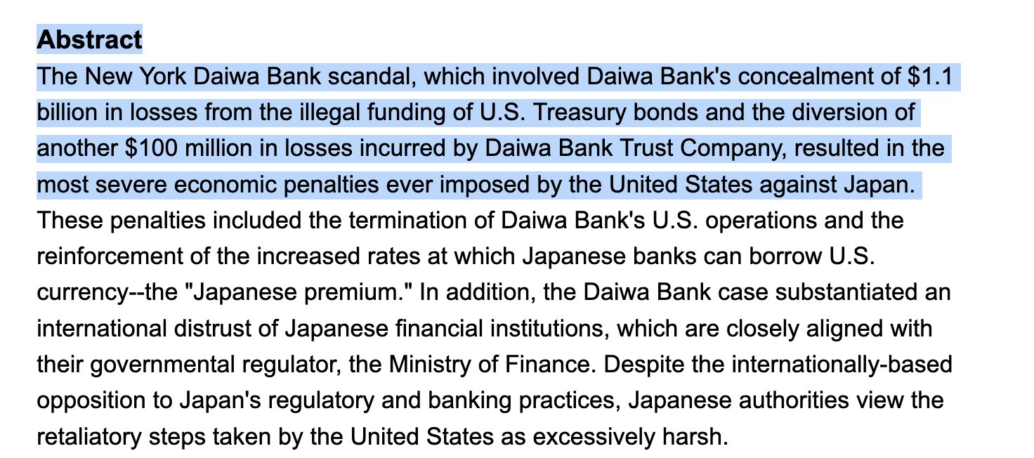 Corey on X: In case there is interest in the financial history on the Daiwa  reference and the parallels to a certain hospital system(s) / REIT today.  Interesting how history and human