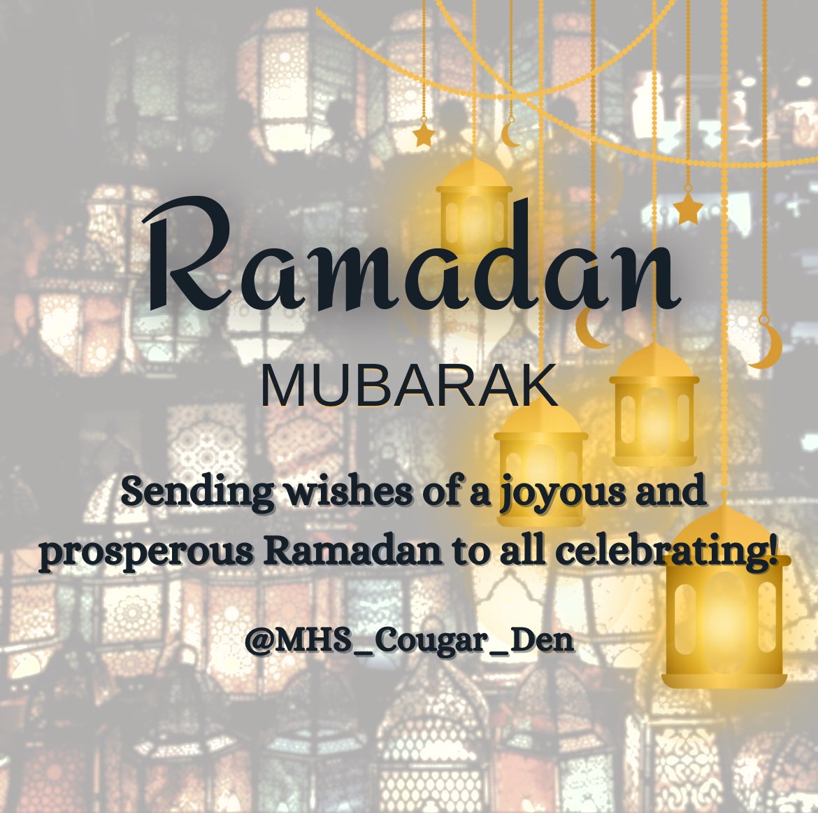 Ramadan Mubarak! Sending wishes of a joyous and prosperous Ramadan to all celebrating!