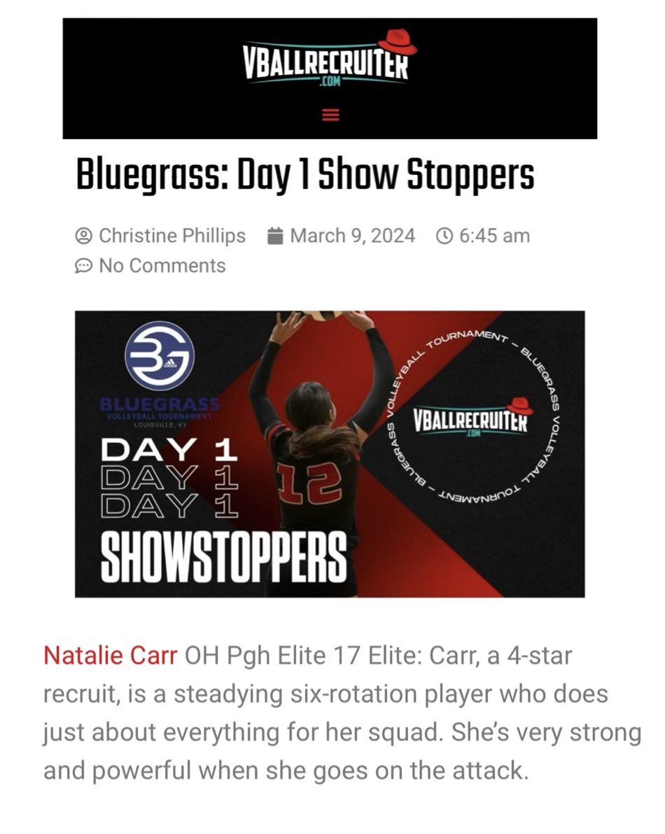 Thanks <a href="/vballphil/">Christine Phillips</a> for watching <a href="/PghElite/">Pittsburgh Elite Volleyball Association</a> 17 Elite over the weekend! 
Look for us next weekend at MEQ!