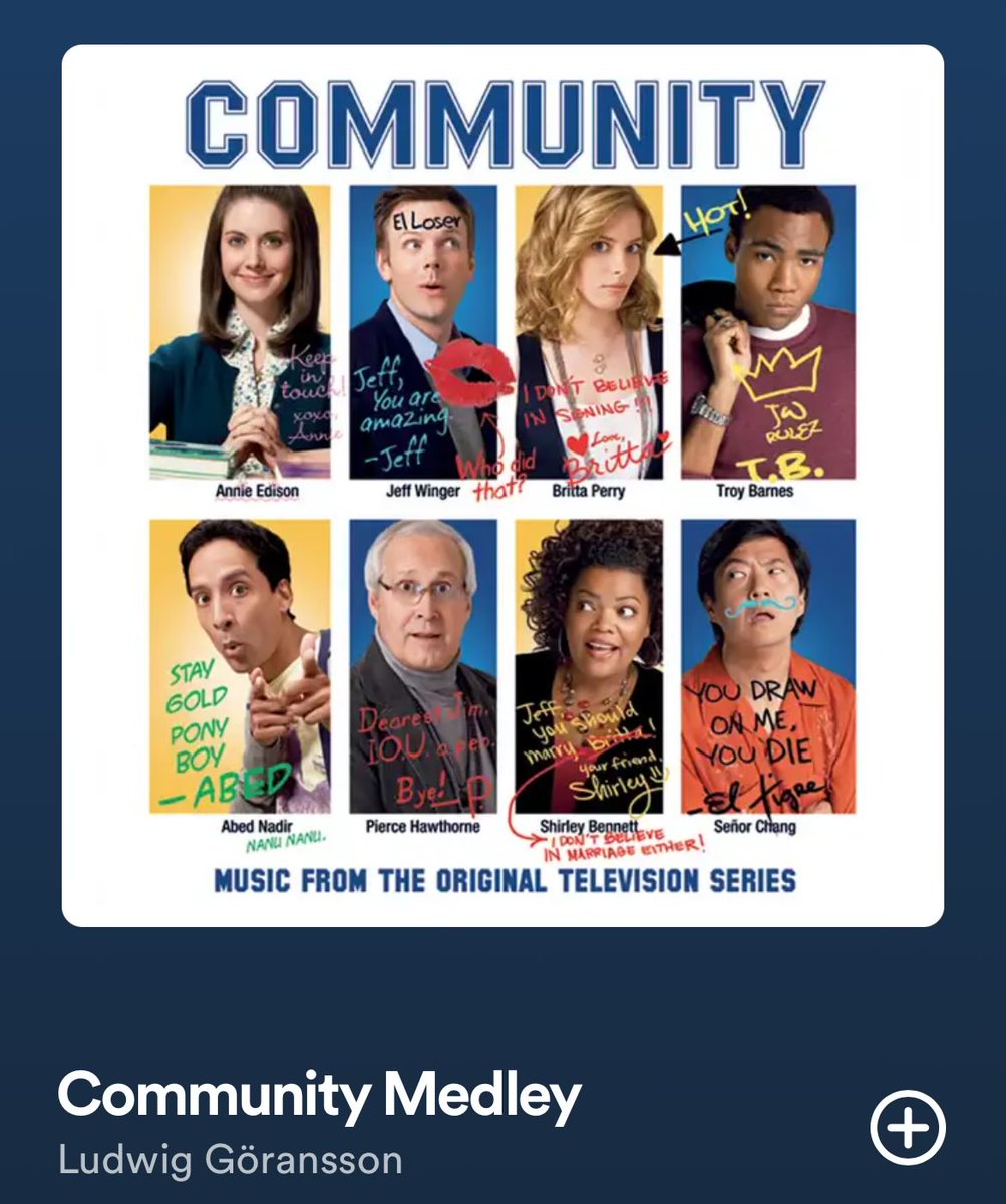 Shoutout to Ludwig Göransson, my favorite person to start on Community and then win an Oscar