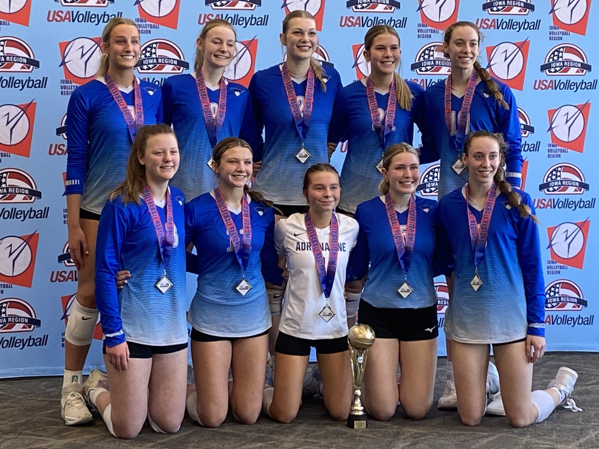 🏆 🏐 2024 Iowa Regional Champs. 🎟️ to USAV Nationals in Vegas.