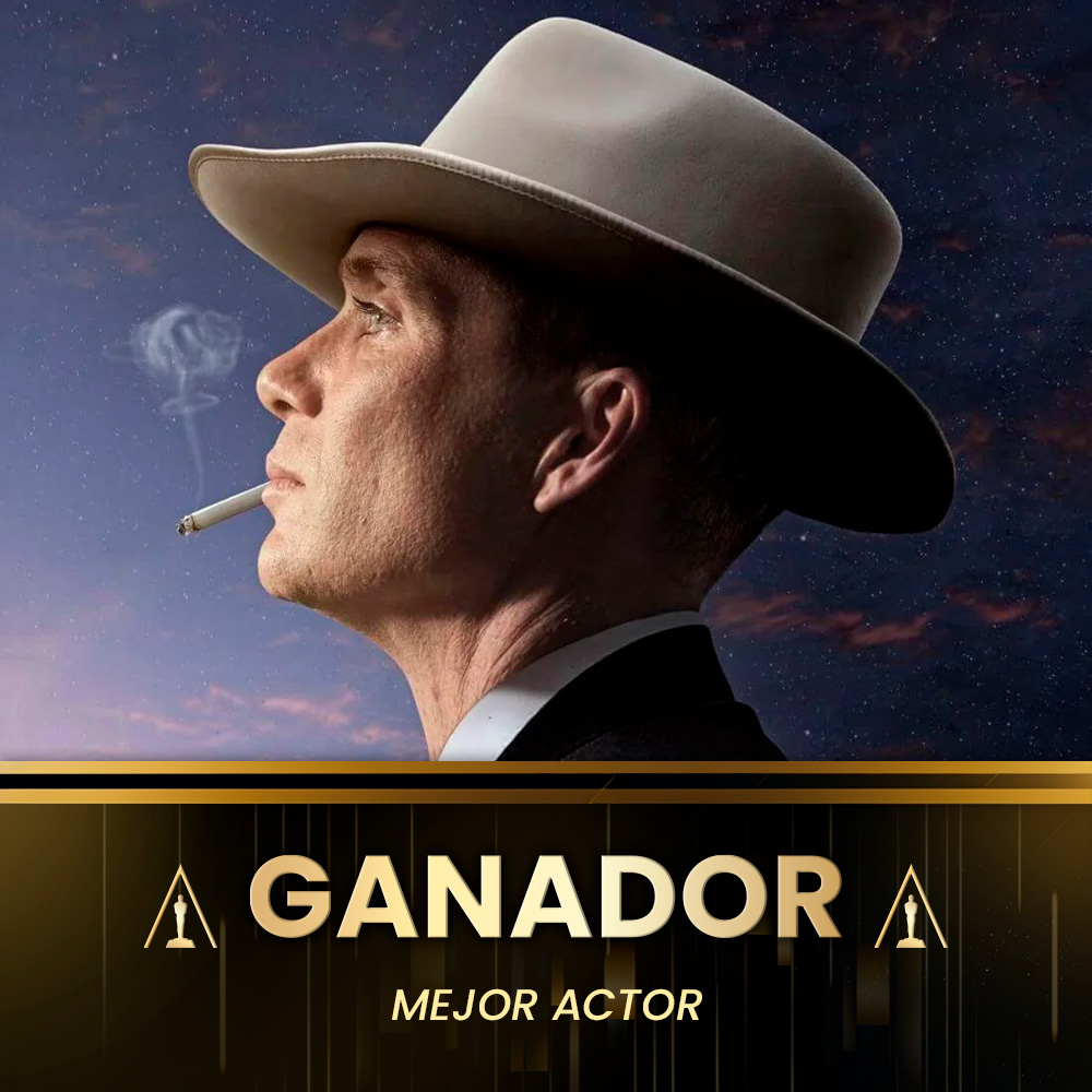 TheTopComics's tweet image. El Óscar a Mejor actor es para #CillianMurphy por #Oppenheimer 

#Oscars2024 #Oscars