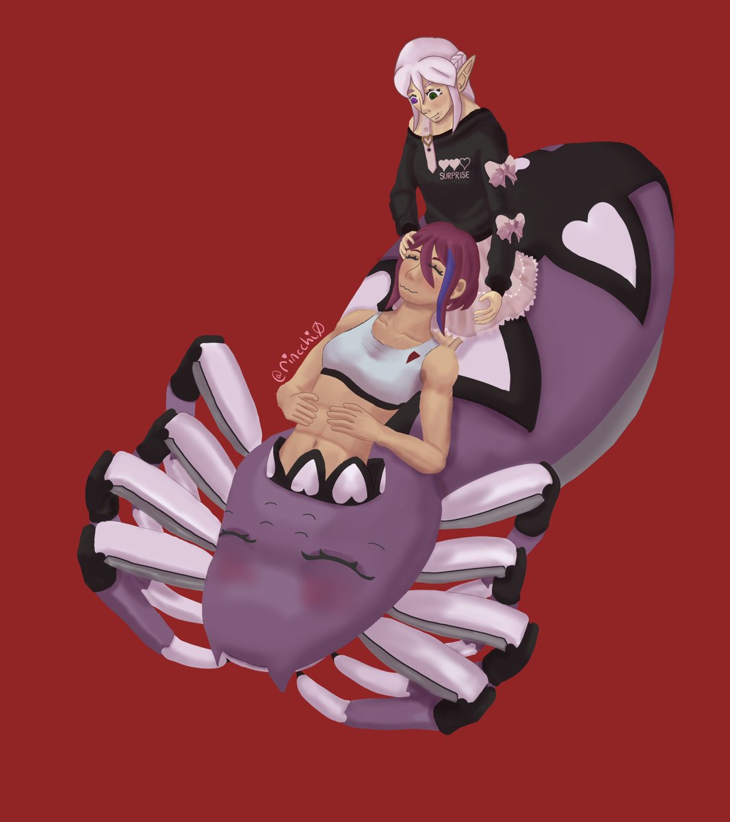 Rincchi0's tweet photo. Sometimes the best things in life are giving your gf a lap pillow despite all odds https://t.co/a9j4jfFx8a