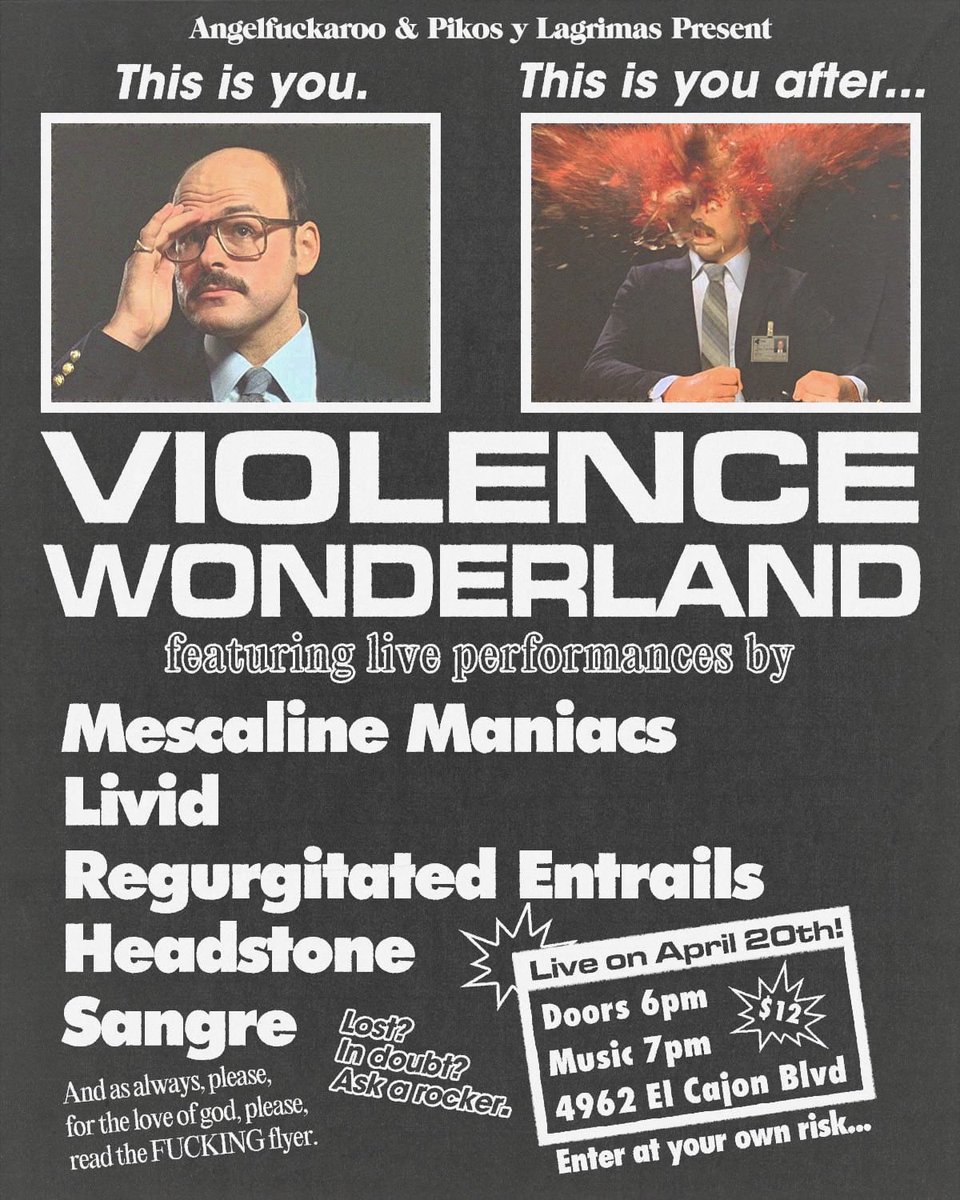 crossedoutt's tweet image. Upcoming Madrugado / Pikos Y Lagrimas shows 

World Peace 3/20 Che Cafe
Kidnapped 3/23 LA (DM for address)
The Consequence 3/27 Tower bar
Mescaline Maniacs 4/20 4962 El Cajon Blvd